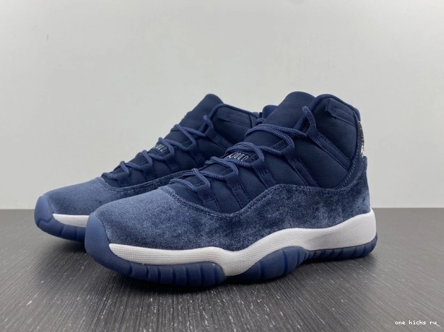 Rep Onekick MIDNIGHT 11 AIR WMNS NAVY AR0715-441 JORDAN VELVET 0806
